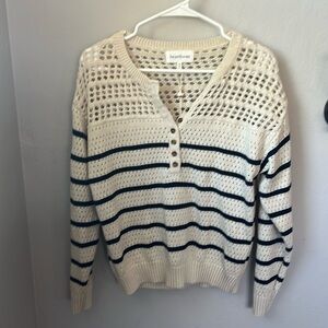 Womens Crochet Sweater